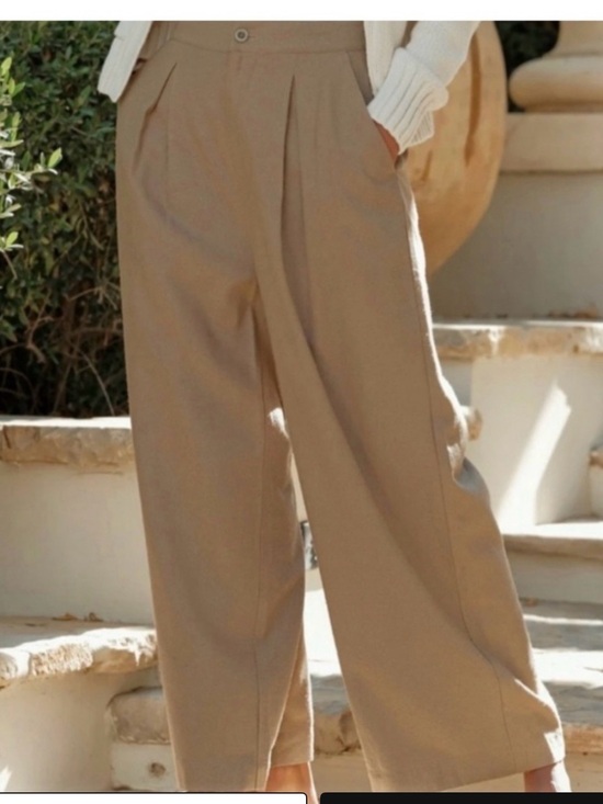 Jenni Kayne Pants - Jenni Kayne raw silk wide leg pants